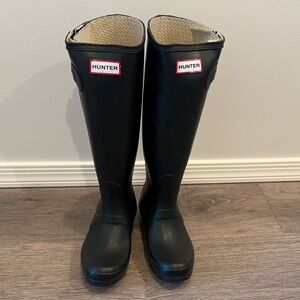 Hunter Original Tall Adjustable Rain Boots Dark Green - EU 36 (5W)